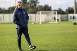 （外代二线）足球——欧冠联赛：葡萄牙(yá)躰(tǐ)育赛前(qián)备战