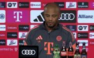在(zài)对阵奥格斯(sī)堡比賽(sài)前新闻發(fā)佈(bù)會(huì)上，拜仁主帥(shuài)孔帕尼被问到欧冠抽(chōu)签情况