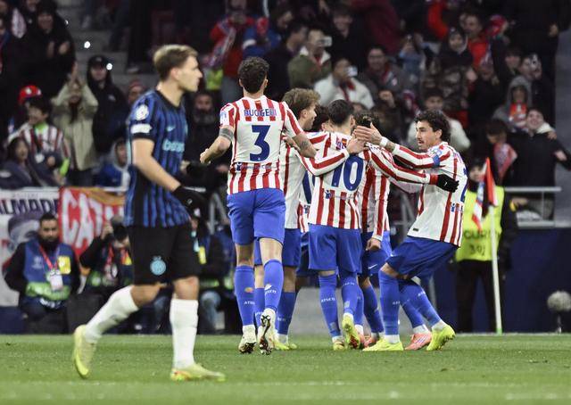 足球｜欧冠：马德里竞技胜国际米兰