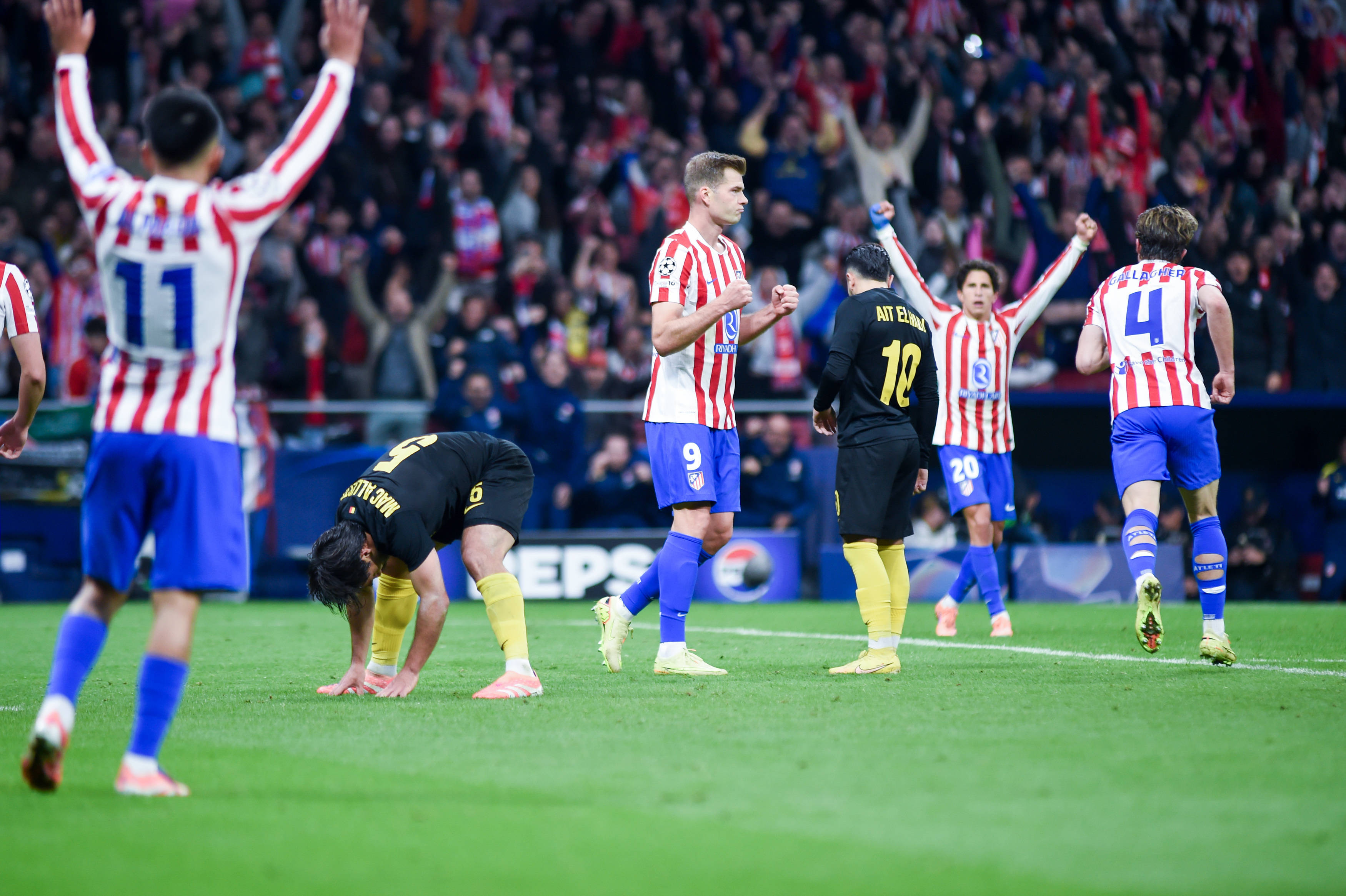 （体育）足球——欧冠：马德里竞技胜圣吉罗斯联合