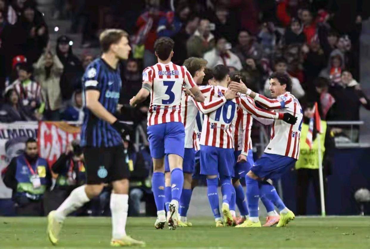 希门尼斯绝杀 欧洲冠军联赛联赛阶段第5轮马竞2-1击败国米