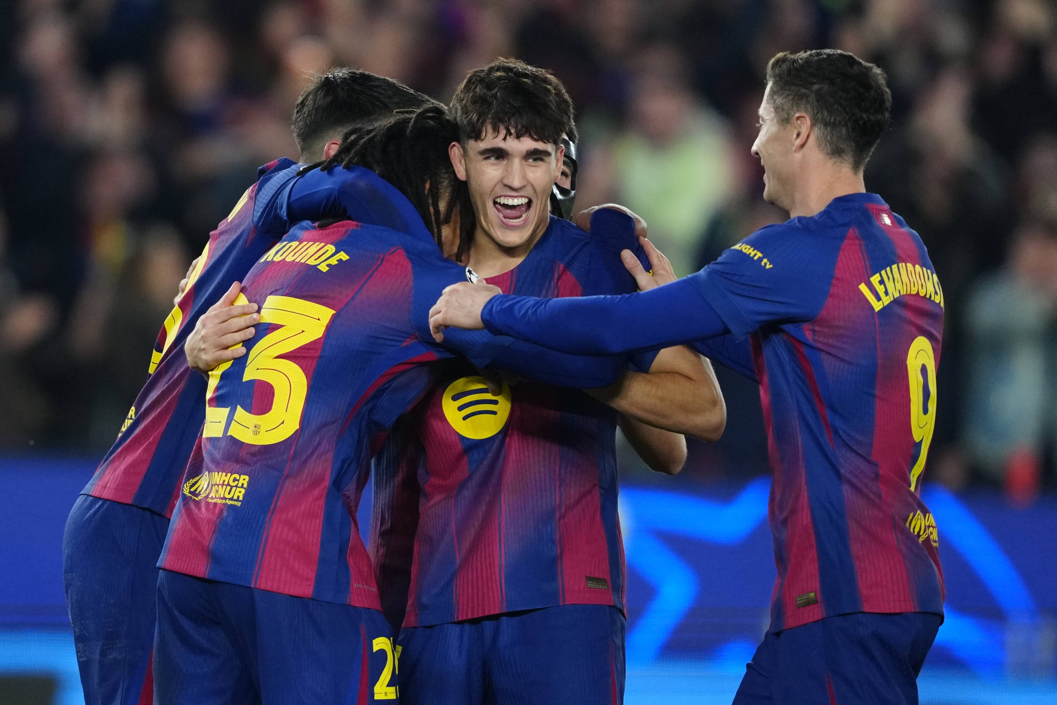 (外代二线)足球——欧冠联赛:巴萨胜法兰克福